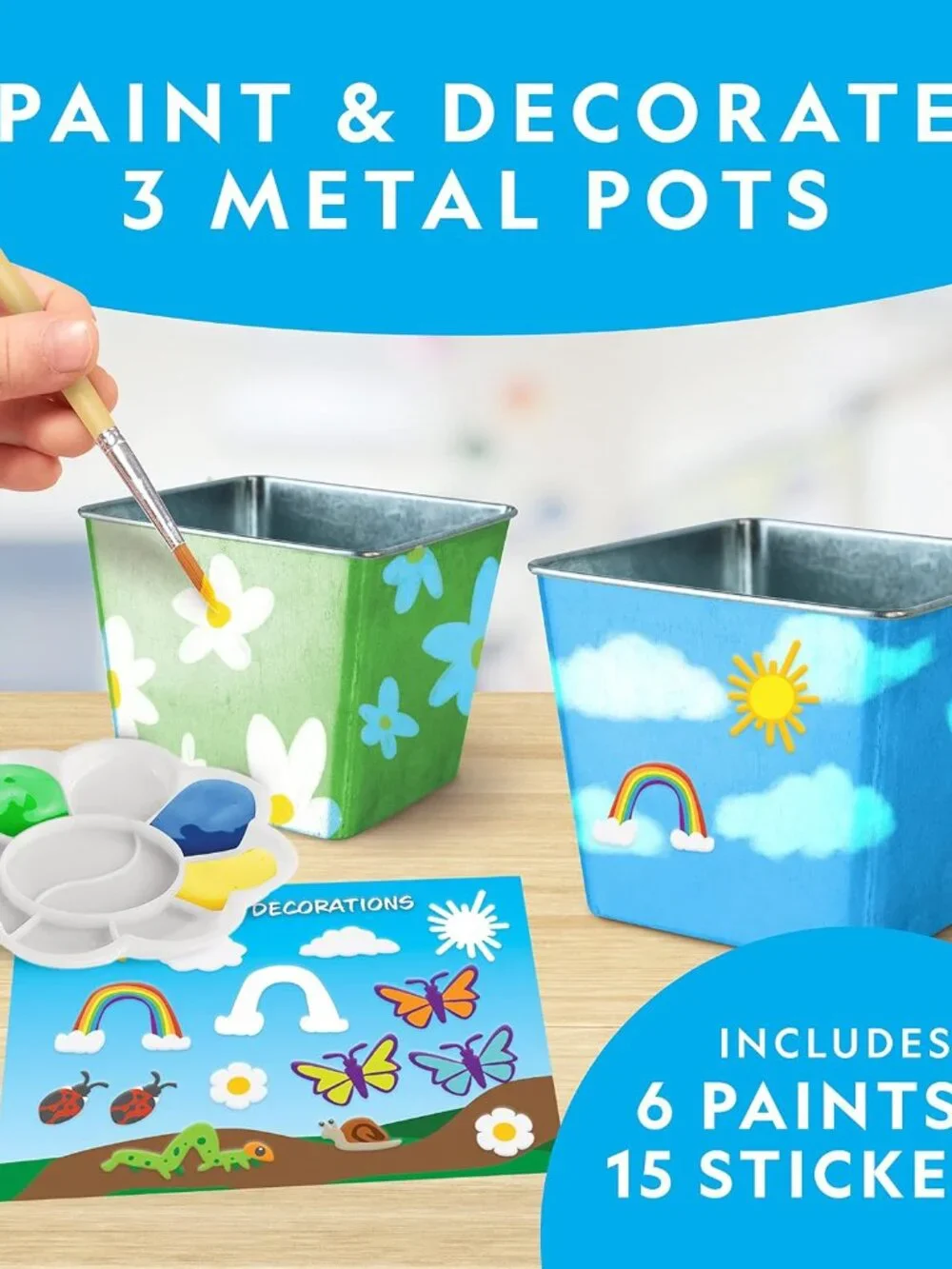 New National Geographic Flower and Herb Gardening Activity Kit for Kids Indoor O